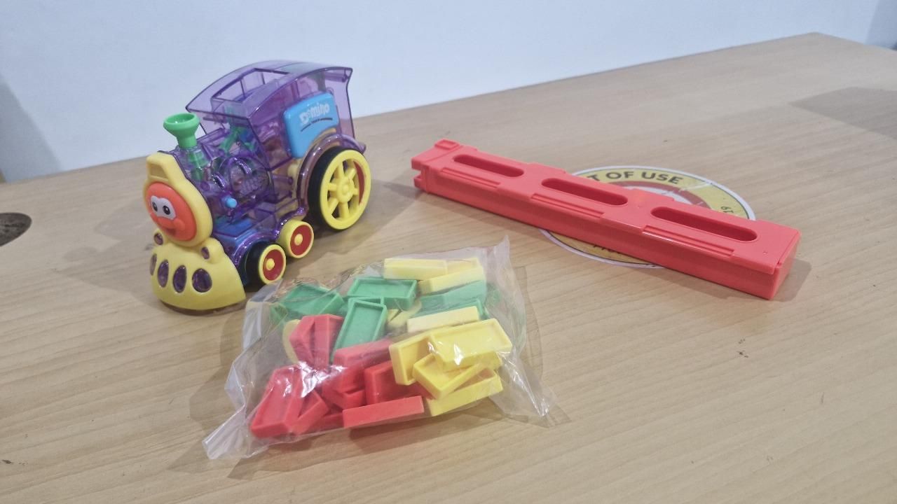 Train Toy Domino Set for Kids ! ||BPA-Free Plastic with Sound Effects||