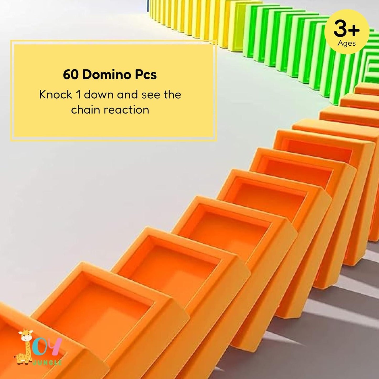 Train Toy Domino Set for Kids ! ||BPA-Free Plastic with Sound Effects||