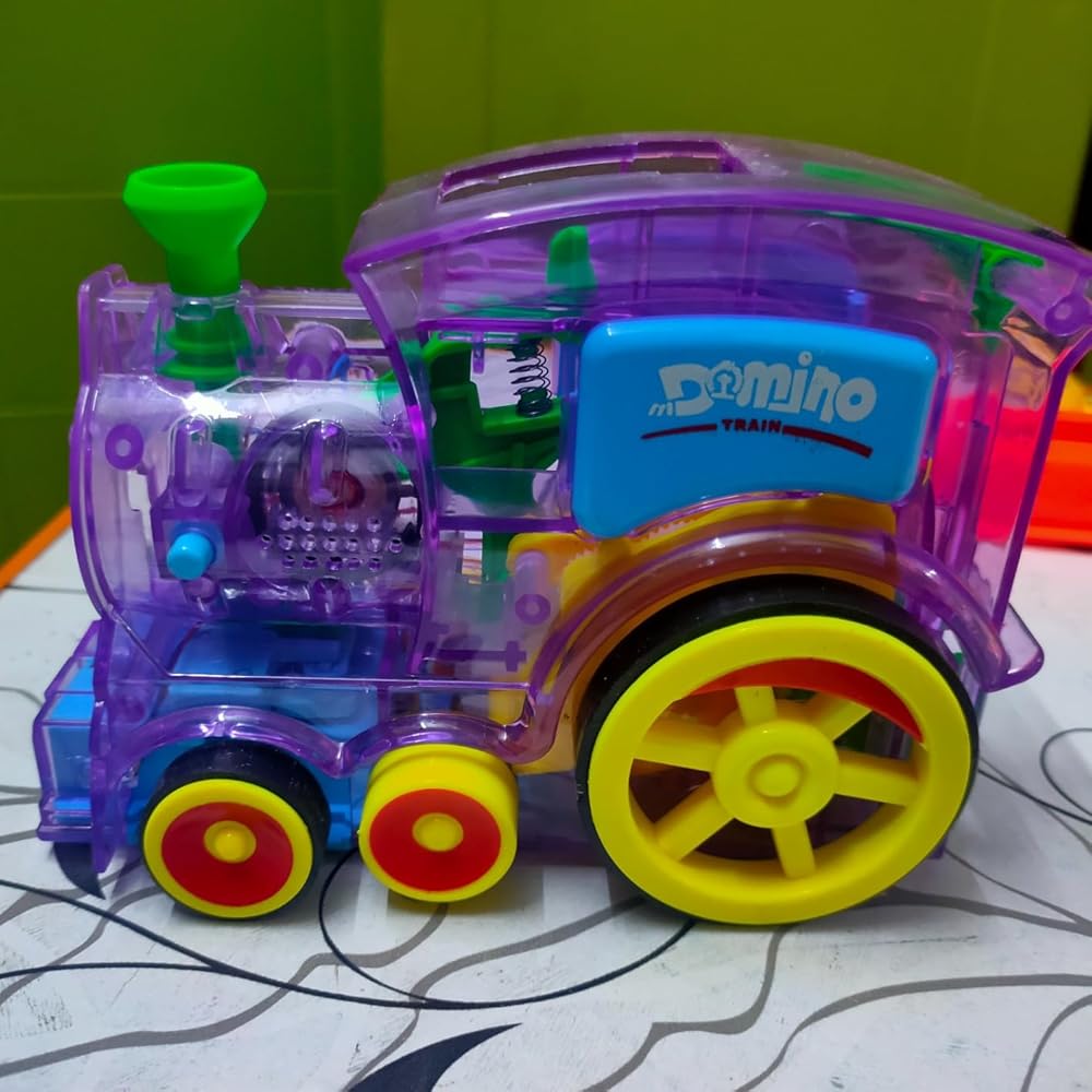 Train Toy Domino Set for Kids ! ||BPA-Free Plastic with Sound Effects||
