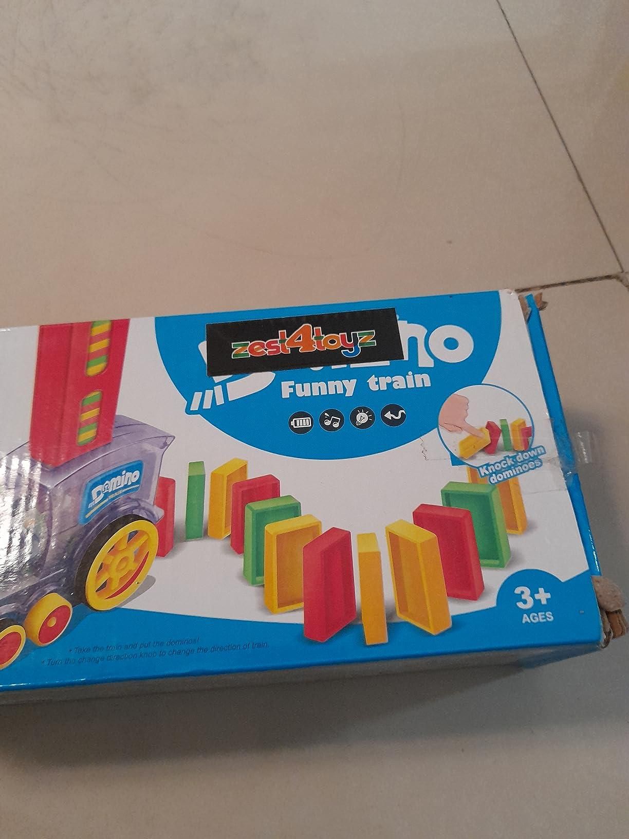 Train Toy Domino Set for Kids ! ||BPA-Free Plastic with Sound Effects||