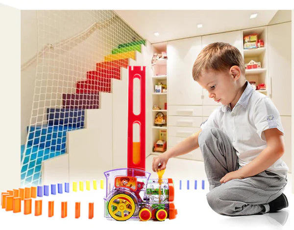 Train Toy Domino Set for Kids ! ||BPA-Free Plastic with Sound Effects||