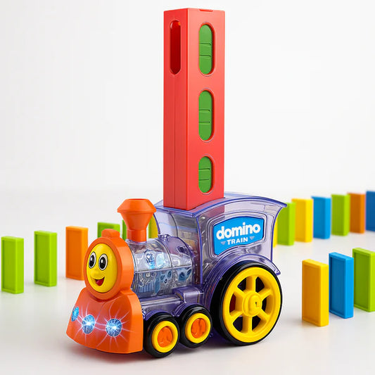 Train Toy Domino Set for Kids ! ||BPA-Free Plastic with Sound Effects||